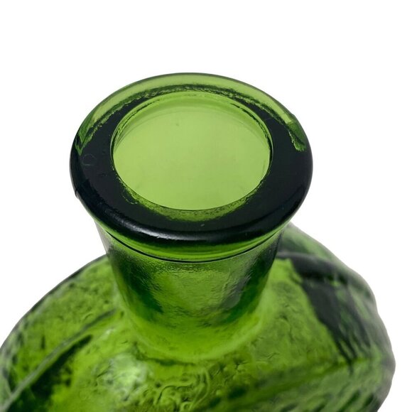 Vintage Wheaton Glass Bottle Green  8.5" High Retro Colonial Style Ben Franklin - Picture 7 of 8